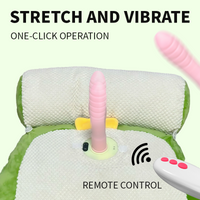 Pumpkin-shaped Pillow Style Thrusting Dildo Sex Machine Vibrator