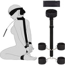 BDSM Kit Neck to Wrist Behind Back Collar Restraints Adjustable Set SM Play