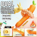 Cute Rabbit & Carrot Modular Suction & Heated Vibrating Wand Set