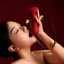 BDSM Rose Shape Adjustable Mouth Ball Gag