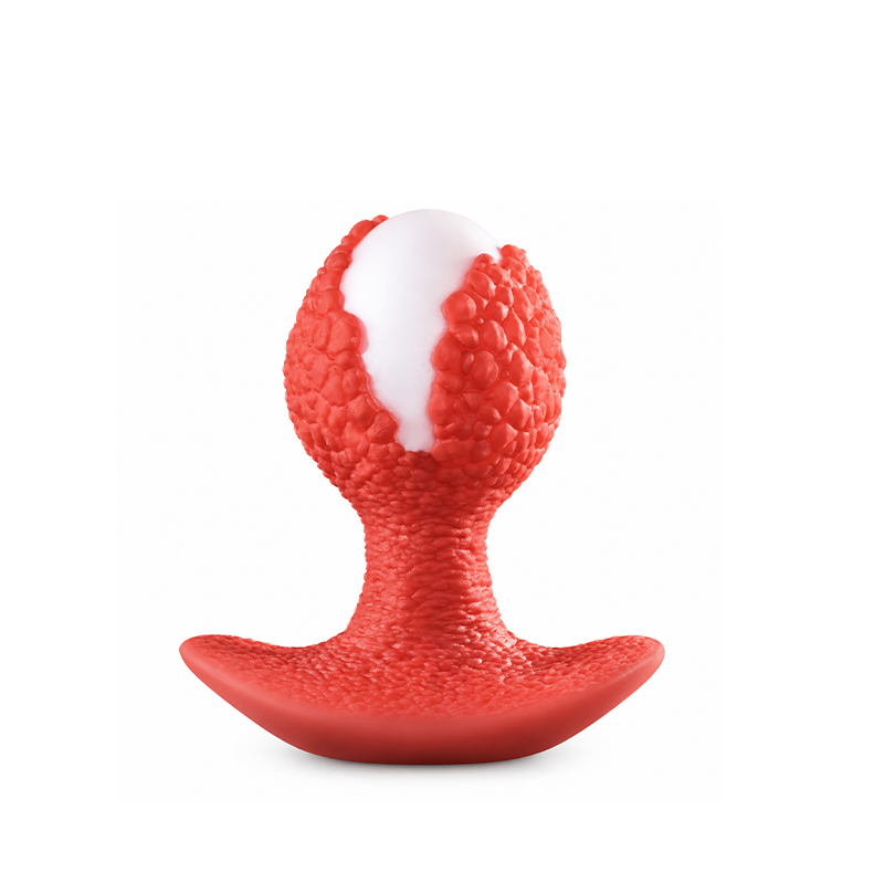 Handcrafted Textured Lychee Thermo-Reactive Fantasy Anal Plug