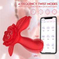 Rose Wearable Double Stimulation G Spot Vibrator