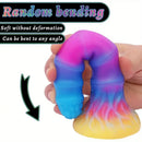 6in 6.1in 6.7in 7.1in Soft Silicone Luminous Monster Anal Dildo