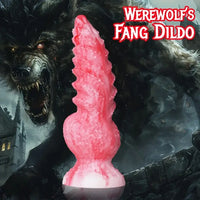 6in 8.3in Wolf Monster Textured Silicone Soft Knot Dildo For Anus