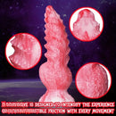 6in 8.3in Wolf Monster Textured Silicone Soft Knot Dildo For Anus