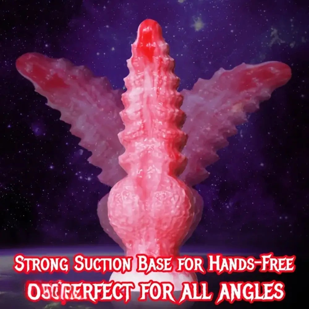 6in 8.3in Wolf Monster Textured Silicone Soft Knot Dildo For Anus