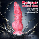 6in 8.3in Wolf Monster Textured Silicone Soft Knot Dildo For Anus