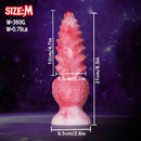 6in 8.3in Wolf Monster Textured Silicone Soft Knot Dildo For Anus