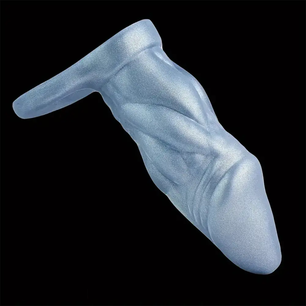 6in Monster Penis Sleeve Soft Silicone Cock Extender Hollow Dildo