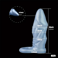 6in Monster Penis Sleeve Soft Silicone Cock Extender Hollow Dildo