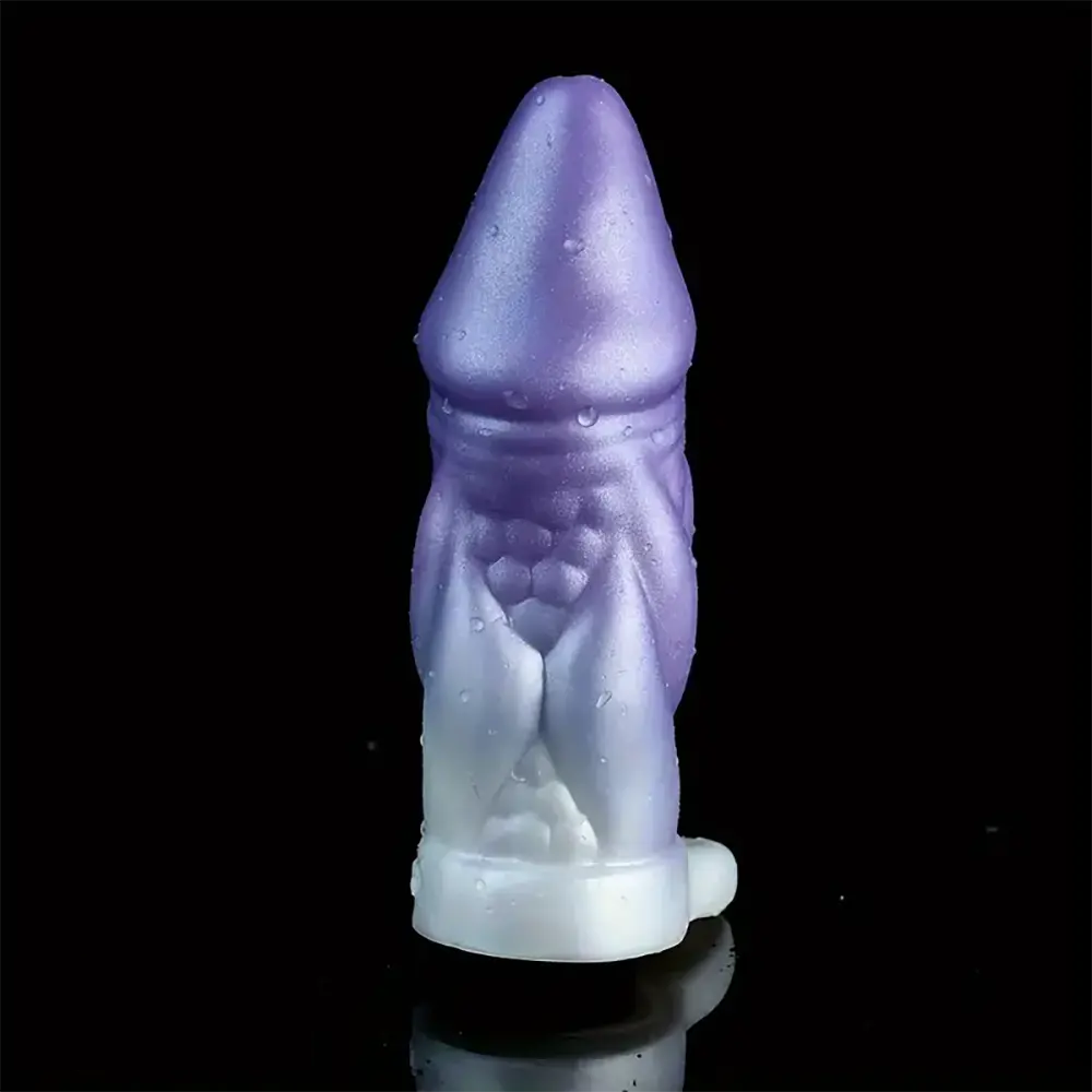6in Monster Penis Sleeve Soft Silicone Cock Extender Hollow Dildo