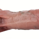 7.01in Realistic Silicone Soft Blue Veins Curved Dildo G Spot Sex Toy