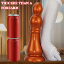 7.04in 9.84in 12.79in Chess Shape Thick Anal Plug Dildo Vaginal Masturbator