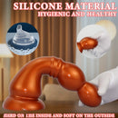 7.04in 9.84in 12.79in Chess Shape Thick Anal Plug Dildo Vaginal Masturbator
