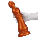 7.04in 9.84in 12.79in Chess Shape Thick Anal Plug Dildo Vaginal Masturbator
