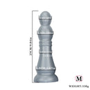 7.04in 9.84in 12.79in Chess Shape Thick Anal Plug Dildo Vaginal Masturbator