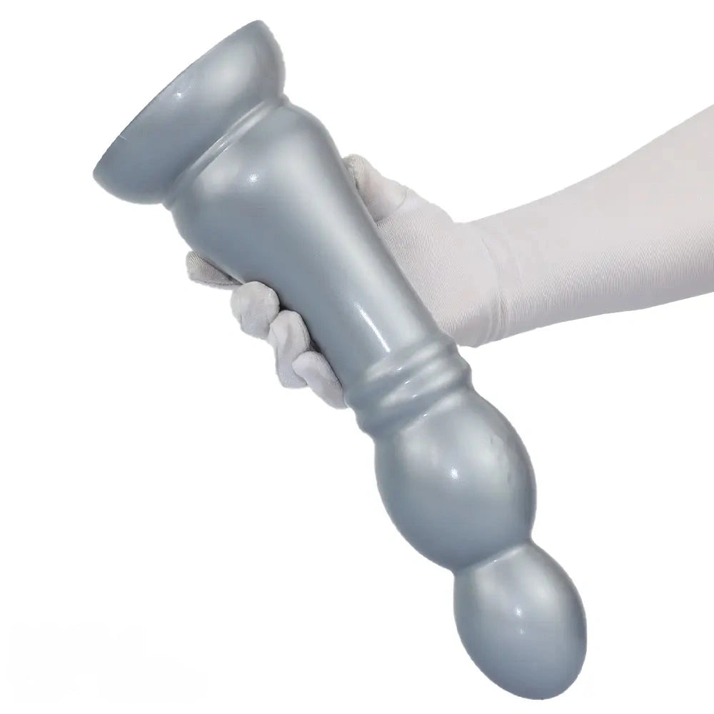 7.04in 9.84in 12.79in Chess Shape Thick Anal Plug Dildo Vaginal Masturbator