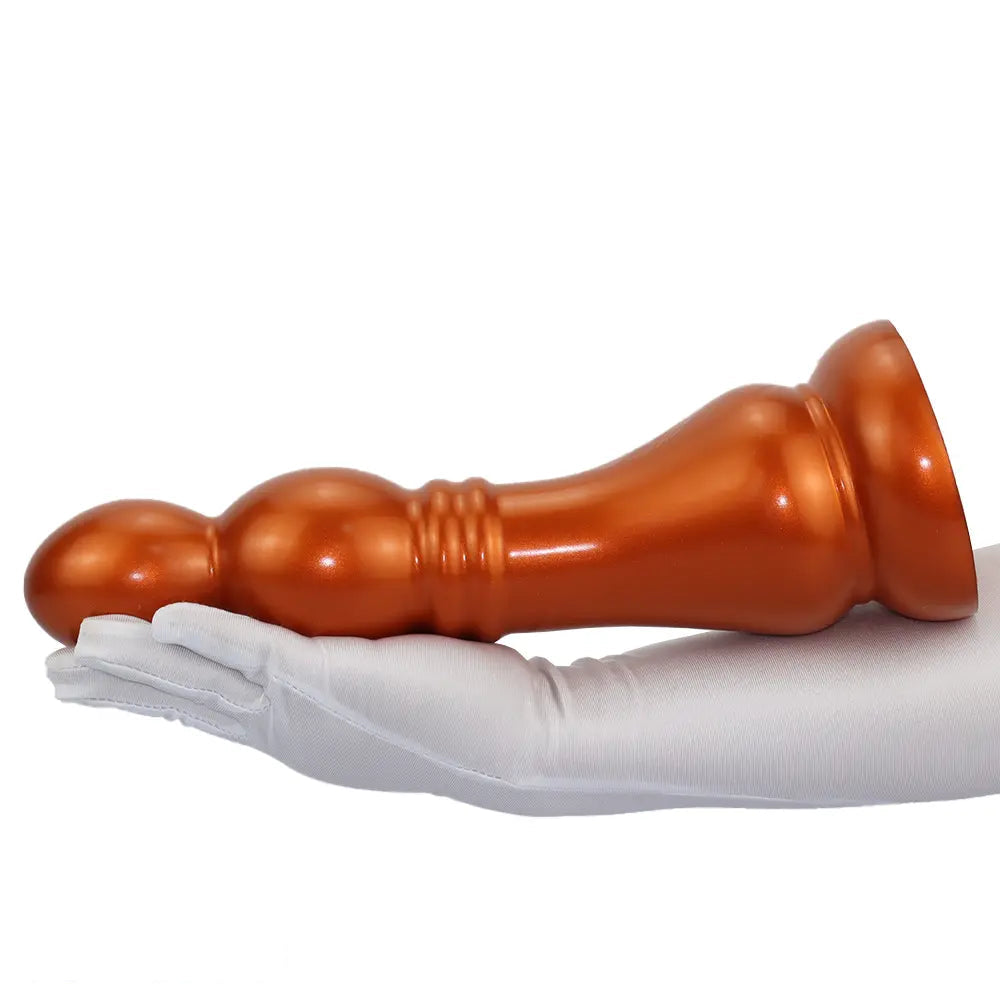 7.04in 9.84in 12.79in Chess Shape Thick Anal Plug Dildo Vaginal Masturbator