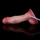 7.05in Inner Hardness Outer Softness Dual Density Silicone Ejaculating Dildo