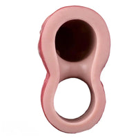 7.05in Lifelike Blue Veins Hollow Dildo Cock Sleeve With Cock Ring For Anus