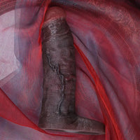 7.05in Liquid Silicone Real Dildo Sleeve With Seminal Vesicle Hollow Design
