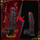 7.05in Liquid Silicone Real Dildo Sleeve With Seminal Vesicle Hollow Design