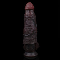7.05in Liquid Silicone Real Dildo Sleeve With Seminal Vesicle Hollow Design