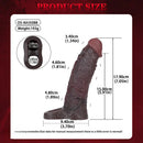 7.05in Liquid Silicone Real Dildo Sleeve With Seminal Vesicle Hollow Design