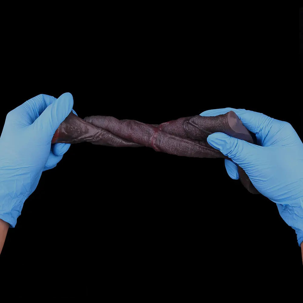 7.05in Liquid Silicone Real Dildo Sleeve With Seminal Vesicle Hollow Design