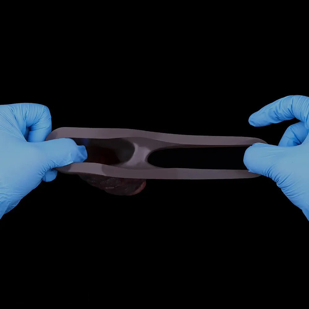 7.05in Liquid Silicone Real Dildo Sleeve With Seminal Vesicle Hollow Design