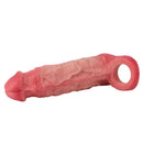 7.05in Realistic Soft Silicone Cock Ring Dildo For Lengthened Thickened