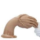 7.08in 10.43in 13.18in Extra Large PVC Bergamot Thick Fist Hand Dildo