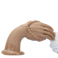 7.08in 10.43in 13.18in Extra Large PVC Bergamot Thick Fist Hand Dildo