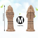 7.08in 10.43in 13.18in Extra Large PVC Bergamot Thick Fist Hand Dildo