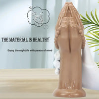7.08in 10.43in 13.18in Extra Large PVC Bergamot Thick Fist Hand Dildo