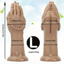 7.08in 10.43in 13.18in Extra Large PVC Bergamot Thick Fist Hand Dildo