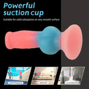7.08in 7.48in 9.44in 10.23in 13in Silicone Soft Big Glowing Dog Cock Dildo