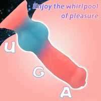 7.08in 7.48in 9.44in 10.23in 13in Silicone Soft Big Glowing Dog Cock Dildo