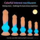 7.08in 7.48in 9.44in 10.23in 13in Silicone Soft Big Glowing Dog Cock Dildo