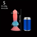 7.08in 7.48in 9.44in 10.23in 13in Silicone Soft Big Glowing Dog Cock Dildo