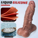 7.08in 8.07in 9.05in Realistic Silicone Soft Dildo Super Flesh Realistic Dildo