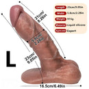 7.08in 8.07in 9.05in Realistic Silicone Soft Dildo Super Flesh Realistic Dildo