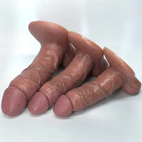 7.08in 8.07in 9.05in Realistic Silicone Soft Dildo Super Flesh Realistic Dildo