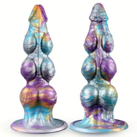 7.08in 8.26in 9.44in 11.22in Knot Fantasy Silicone Dildo Adult Sexual Toy