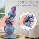 7.08in 8.26in 9.44in 11.22in Knot Fantasy Silicone Dildo Adult Sexual Toy