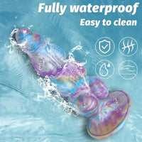 7.08in 8.26in 9.44in 11.22in Knot Fantasy Silicone Dildo Adult Sexual Toy