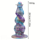 7.08in 8.26in 9.44in 11.22in Knot Fantasy Silicone Dildo Adult Sexual Toy