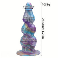 7.08in 8.26in 9.44in 11.22in Knot Fantasy Silicone Dildo Adult Sexual Toy