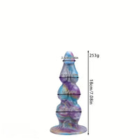 7.08in 8.26in 9.44in 11.22in Knot Fantasy Silicone Dildo Adult Sexual Toy