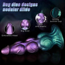 7.08in 8.26in 9.44in 11.22in Knot Silicone Fantasy Dildo Soft Anal Stimulator